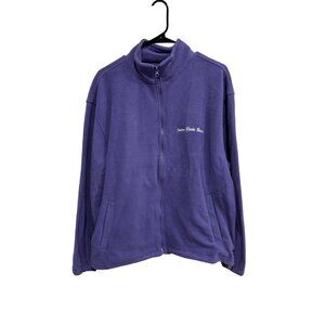 Coconut Creek NWT Indian Rocks Beach Purple Full-Zip Fleece Jacket Sz Medium